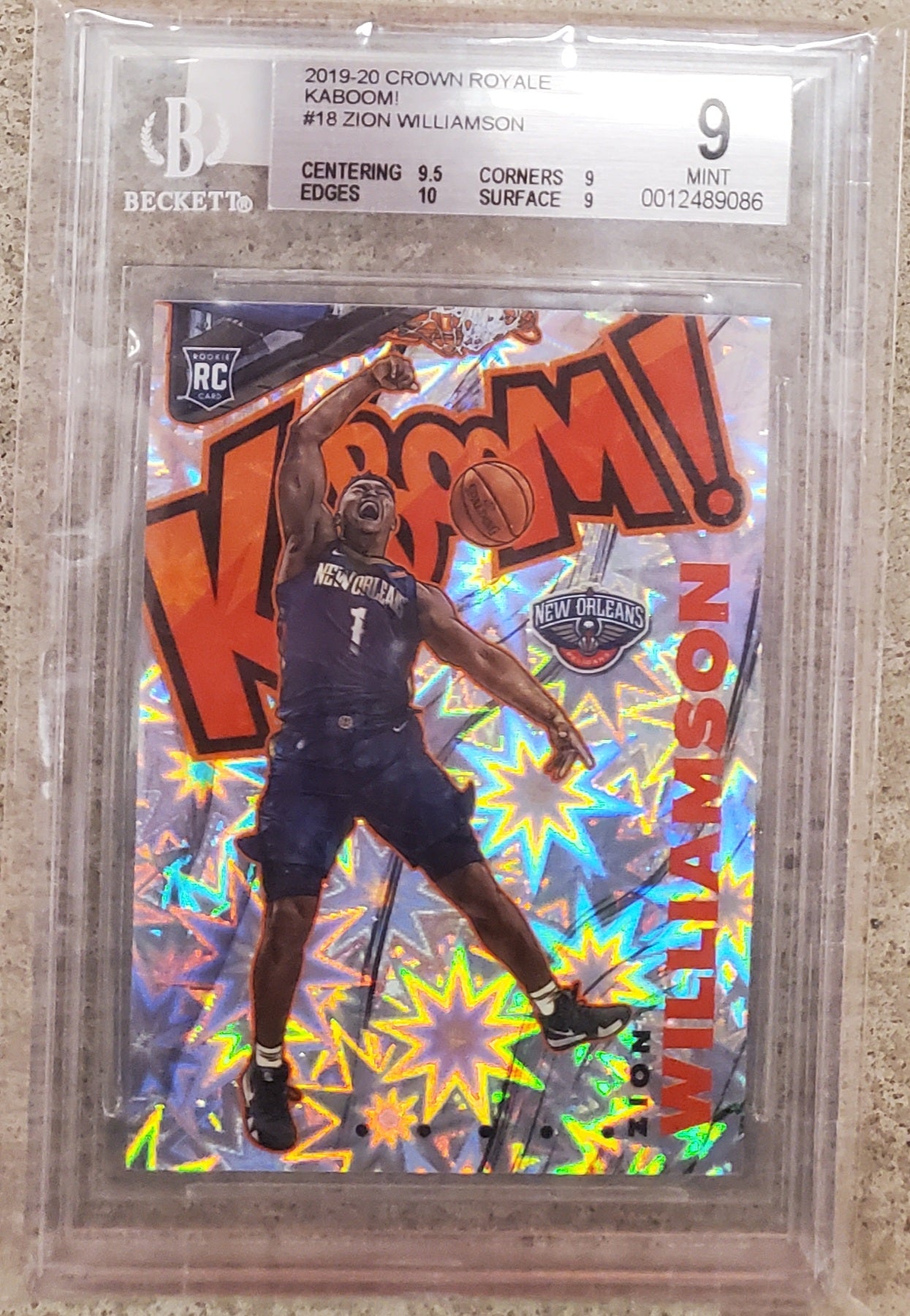 Zion Williamson Kaboom Basketball