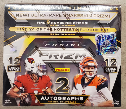 2020 1st of the line Prizm Football Box